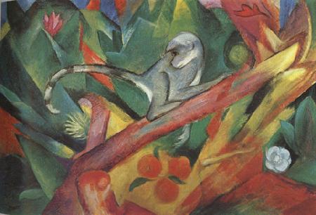 Franz Marc The Monkey (mk34) oil painting picture
